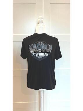 New Unisex Black Official Craft Spartan Race Moisture Wicking T-Shirt Size Small